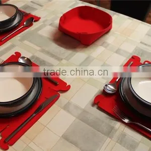 Smart Multi-Function Felt Bowl Basket Placemats Coasters thumbnail-4