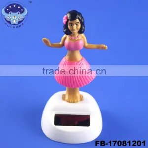 Hula Girl Solar Powered Dancing Figure Toy Promotional Solar Bobble Head Doll thumbnail-6