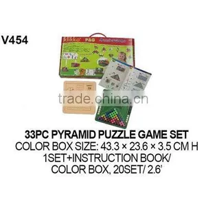 33PC PYRAMID PUZZLE GAME SET thumbnail-2