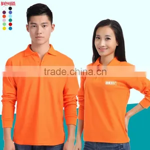 OEM Cheaper Custom Logo Printing Couple Golf DIY Polo T-Shirt thumbnail-2