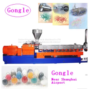 20180821 Glass Fiber GF Reinforced Compound Granule Extruder Machine For PP,ABS,AS,PBT,PET,PA,PC,PPS,PPO thumbnail-4