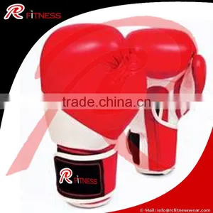 PU Leather Deluxe Boxing Gloves/ High Quality Kick Boxing Gloves Custom Boxing Gloves thumbnail-3