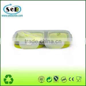 Silicone Collapsible Food Storage Lunch Box thumbnail-3