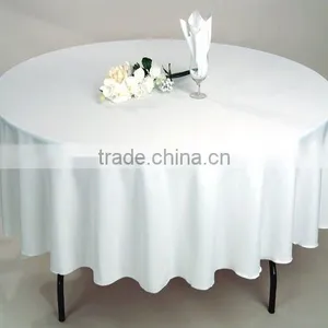 White Hotel Table Cloth thumbnail-1