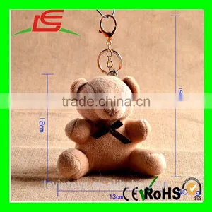 2016 Hot Selling Animal Style Cute Stuffed Plush Teddy Bear Keychain thumbnail-2