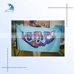 Hot Sale Oil Paint Artistic Printed Fabric Flag Banner thumbnail-1