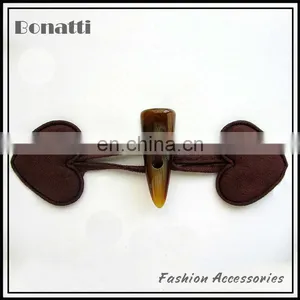 Suede Real Horn Toggle Buttons thumbnail-1