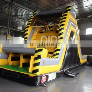 Orange Obstacle Course Inflatable With Slide n Slip thumbnail-3