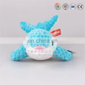 Golfinho Brinquedos Flanela, Stuffed Blue and Gray Color Dolphin Plush Toy thumbnail-2