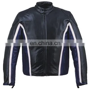 HMB-0404A LEATHER MOTORBIKE JACKETS MOTORCYCLE BIKER COATS thumbnail-2