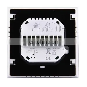 LCD Display Air Conditioning 2-Pipe Programmable Room Thermostat for Fan Coil Unit, Supports Wifi(White) thumbnail-1