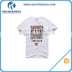 100% Cotton T-Shirt Printing With Heat Press Printing thumbnail-1