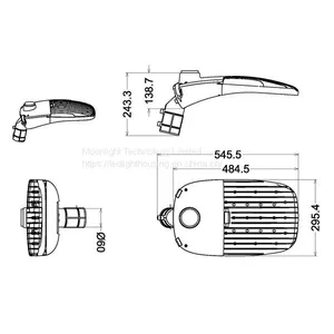 LED Street Light Housing MLT-SLH-DS-II thumbnail-4
