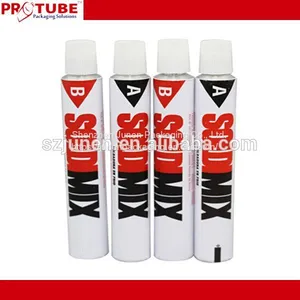 Empty Aluminium Super Glue Adhesive Packaging Tube thumbnail-1