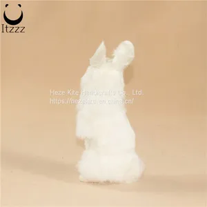 2019 High Quality Simulation Animals Lifelike Rabbit for Home Decoration thumbnail-2