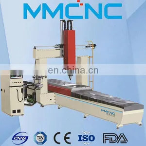 5 Axis Cnc Router for Plastic Wood Aluminum Mould Making Machine thumbnail-3