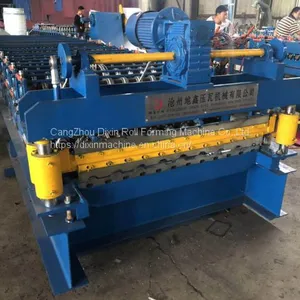 Roof Tile Trapezoidal Double Layer Roll Forming Making Machine for China thumbnail-5