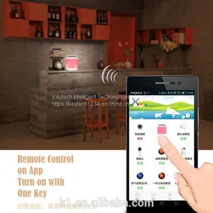 KET001-Night Light With Wireless Charger Atmosphere Light With Adjustable Color and DC Power Adapter thumbnail-5