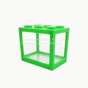 2020 New Product Lego Design Led Aquarium Plastic Fish Tank Wholesale thumbnail-3
