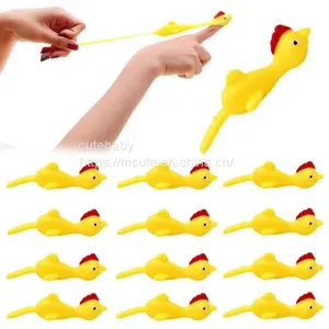 Catapulted Turkey Hot Seller Turkey Slingshot TPR Soft Rubber Slingshot Toys Vent Trick Chicken Toys thumbnail-2