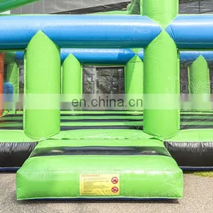 Multi Play Inflatable Basketball Bungee Run Game Field Outdoor Inflatable Sports Arena For Sale thumbnail-3