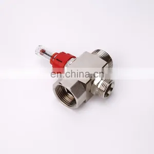 Brass Water Distribution Floor Heating Manifold For Radiant Heating System thumbnail-5