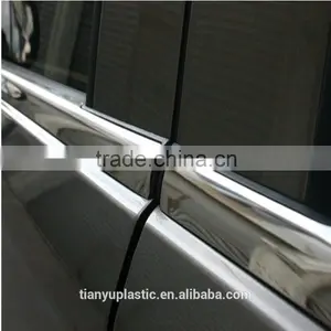 Chrome Front Rear Bumper Door Edge Lip Guard Protection Overlay Molding Trim thumbnail-4