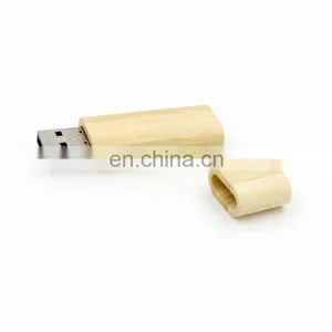 Beauty Round Shape Customize Logo Wooden Usb Flash Drive 16GB thumbnail-1
