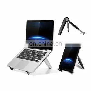 Foldable Aluminum Laptop Stand for 10-15 Inch Tablet Mobile Phone Rotate Portable Holder Folding Holder Adjustment Phone Stand thumbnail-1