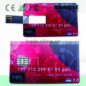 4GB/8GB Credit Card Usb Flash Drive With Logo thumbnail-1