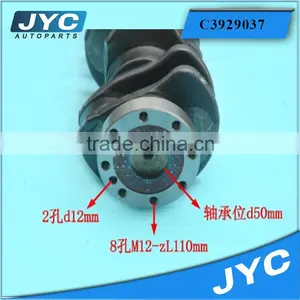 6BT Desiel Engine Forged Crankshaft for Truck C3929037 thumbnail-3