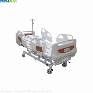 5-Function Manual Hospital Bed thumbnail-1