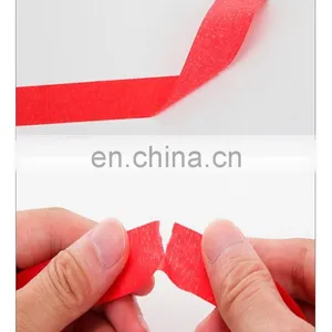 Excellent Pliability Crepe Paper Rubber Adhesion Masking Tape thumbnail-5