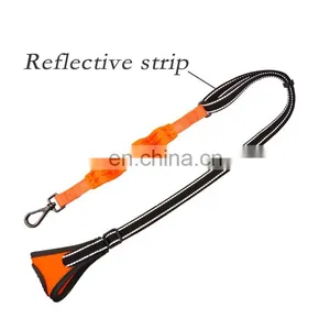 New Fashion Factory Price Free Hands Adjustable Reflective Outdoor Comfortable Soft Dog Leash thumbnail-1