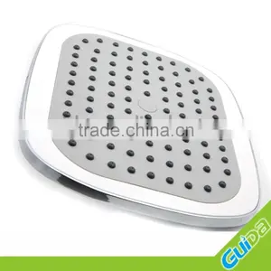 Modern Rainfall Brass Bathroom Shower Faucet Set 8" Shower Head thumbnail-2