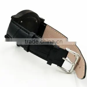 Concise Natural Environment Friendly Women Man Unisex Black Wrist Watch thumbnail-2