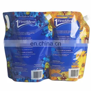 High Quality Customized Reusable Ziplock Doypack Juice Packaging Spout Pouch thumbnail-3