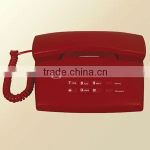 Red Telecom Hotel Design Handset Telephone thumbnail-1