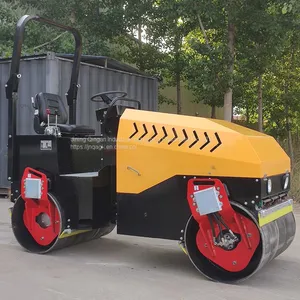 Changchai 390 Three-cylinder Power Full Hydraulic 2-drum Vibratory Road Roller Hydraulic Double-drive Asphalt Compactor thumbnail-5