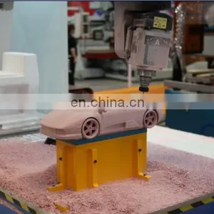 Wood Mould and Carving Woodworking CNC Router Machine 5 Axis 360 Degree Swing Wood Milling Machine thumbnail-4