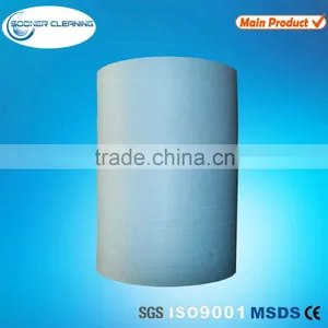 Dyed Blue Spunlace Nonwoven Fabric Roll thumbnail-3