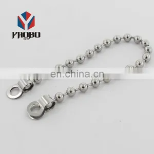 Fashion High Quality Metal Stainless Steel Ball Chain For Bath Plug thumbnail-2