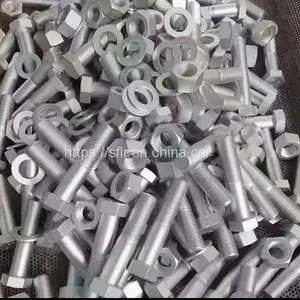 DIN 933/ DIN 934 Hex Head Bolt Fasteners Dacromet Coating thumbnail-2