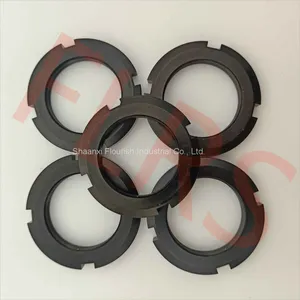 Customized Rolling Bearing Round Lock Nut Material EN AW-7075 Anodize Black For Motorcycle or Automotive thumbnail-1