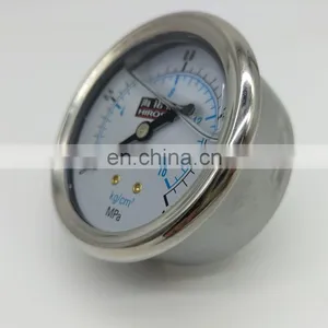 Manufacturer's Stainless Steel Pressure Gauge Diaphragm Shockproof Water Pressure Air Pressure Vacuum Gauge thumbnail-4