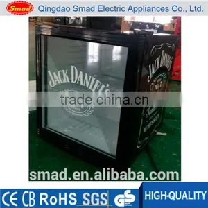 Glass Door Small Drinks Showcase, Beer Mini Fridge, Beverage Chiller thumbnail-2