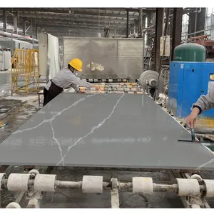 Code：3046，Calacatta Artificial Stone Quartz Slab Kitchen Countertops thumbnail-2