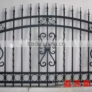 Ornamental and Security Wrought Iron Fence for Residence thumbnail-1
