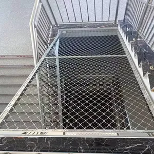 Industrial Safety Stainless Steel Rope Mesh Compatible With Guardrail and Cage Systems thumbnail-3