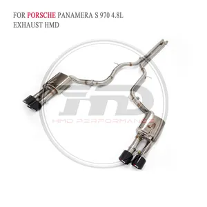 HMD SS304 Exhaust Catback for Porsche Cayenne GTS 958/Cayenne GTS/Panamera S 970/971/971 Turbo Exact Fit Electronic Valve Whatsapp+86 18946955156 thumbnail-3